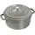 24 cm rund graphitgrau