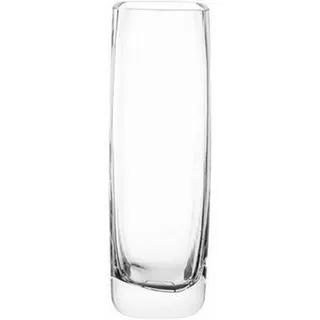 Leonardo Vase Pietra, Klar, Glas, rechteckig, 8x25x7.5 cm, handgemacht, Dekoration, Vasen, Glasvasen