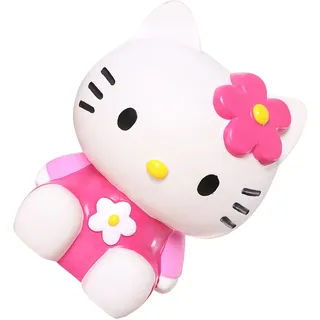 Kreative Und Niedliche Hello Kitty Spardose, Große Größe, Ideal Zur Dekoration Des Hauses Oder Als Geburtstagsgeschenk, Kleine Größe Mit Blumen, Rote Rose.