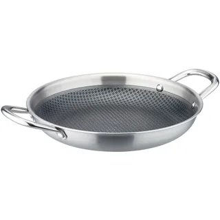 GSW Servierpfanne INOXXA BLACK Antihaftversiegelung PFAS-frei Wabenstruktur 28 c...
