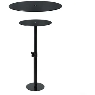 Verstellbare Pflanzen-Erhöhungen, Metall, für drinnen und draußen, hohe Kegel-Pflanzenlift-Einsätze, Blumentopf-Erhöhung mit 3 Acrylplatten (langer Pflanzenaufzug)