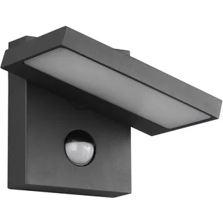Trio Außenwandleuchte Metall Anthrazit 15x12x12,5 cm inkl. 8 Watt LED, Bewegungsmelder