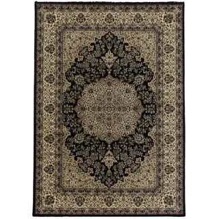 Ayyildiz Kashmir 2608 Kurzflorteppich 80 x 150 cm black