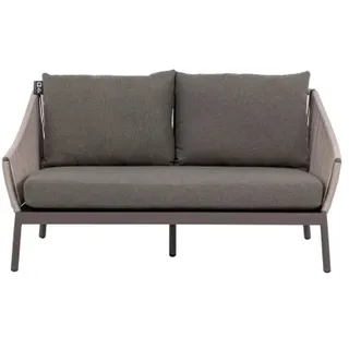 Apple Bee Bijou Lounge Sofa 2-Sitzer 145cm, Rope Alu taupe inkl. Polster