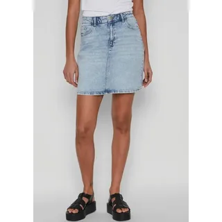 VILA Jeansrock Damen Light Blue Denim 34