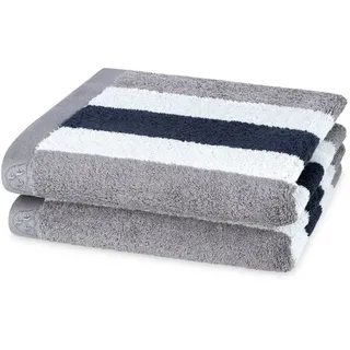 Ross Doubleface Kinderhandtuch 50 x 100 cm grau