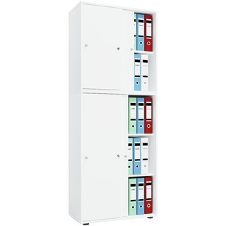 Schiebetürenschrank »Lona« 5 OH breit weiß, VCM, 70x178x40 cm