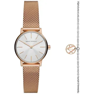 Armani Exchange Watch for Women, Quarz-Zweizeigerwerk und 28 mm Gehäusegröße mit