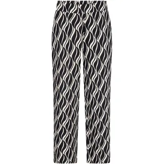 Betty Barclay Hose Marlene schwarz / weiß 40