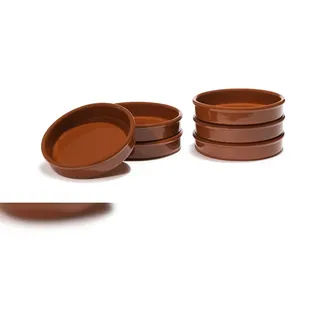Metro Professional Cassolette rund, terracotta, 12 cm, 6er-Set
