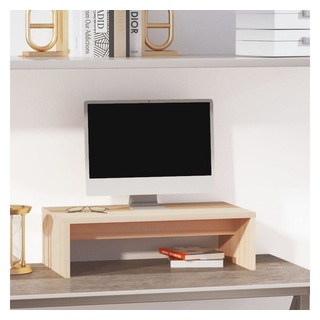 vidaXL TV-Schrank »Monitorständer 50x27x15 cm Massivholz Kiefer« (1-St) braun