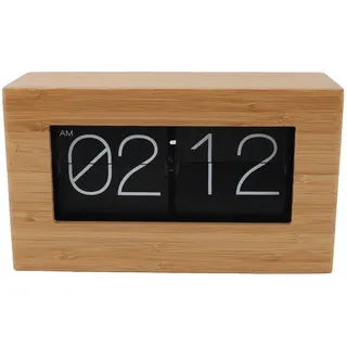 Topiky Retro Digital Flip Down Tischuhr, Auto Schreibtisch Uhr, Großes Digitaldisplay, Batteriebetrieben, Dekoration für Zuhause, Büro, Schule, Hotel, Café