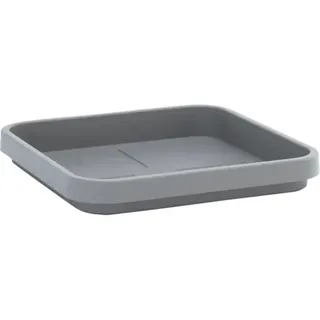 Blumentopf Untersetzer geli VIVA Square Kunststoff 45 x 45 cm betongrau