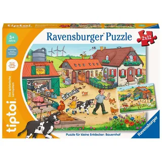 Ravensburger Verlag - tiptoi® Puzzle für kleine Entdecker: Bauernhof