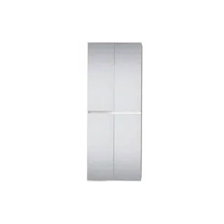 Garderobenschrank Mirror weiß B/H/T: ca. 74x191x34 cm