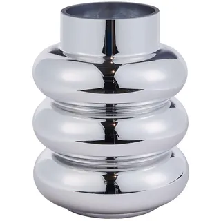 BUTLERS Blumenvase Hoop Silber 20 cm
