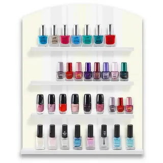 Aileenstore Wandregal UNI, Nagellackregal Nailboard gelb 34 cm x 42 cm x 7 cm