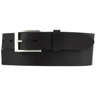 BELTINGER Ledergürtel Gürtel aus Vollrindleder 3 cm - Anzug-Gürtel für Damen Herren 30mm - C (1-St) schwarz 85 cm (Gesamtlänge 100 cm)