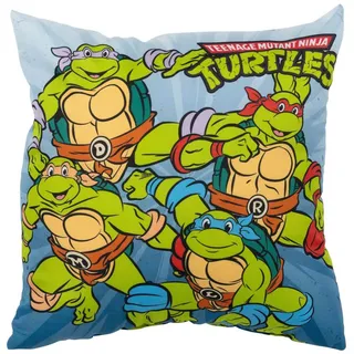 UNITED LABELS Teenage Mutant Ninja Turtles Kissen 40 x 40 cm Blau