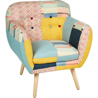 Beliani Sessel MELBY Polyester 64 x 0 x 0 cm Blau