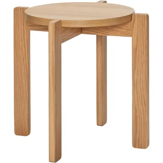 Hübsch Hocker Always 42 x 42 x 42 cm Natur