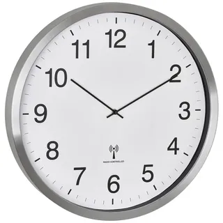TFA Funkwanduhr 50,80 cm 60.3548.02 weiß/silber