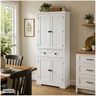 Hti-Living Buffetschrank Thekla Landhausstil Weiß