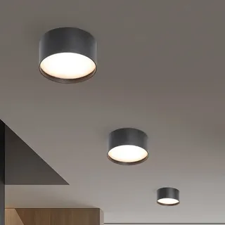 CMD Deckenleuchte LED 20 W IP44 spritzwassergeschützt 1629 lm anthrazit