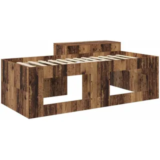 vidaXL Bett 80 x 200 cm Braun
