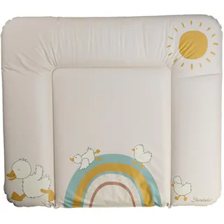 Sterntaler Wickelauflage, Wickelunterlage für Jungen Mädchen mit Motiv Ente Edda Lou