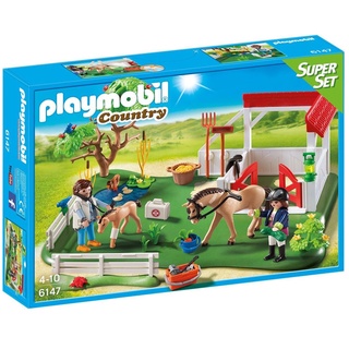 PLAYMOBIL® 6147 - Country - Spielset, Koppel mit Pferdebox