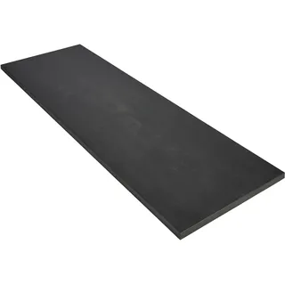 Nobilia Arbeitsplatte NOBILIA "APD60", schwarz (schwarzbeton nachbildung), B:210cm H:3,8cm T:60cm, Holzwerkstoff, Tischplatten, von drei Seiten beschichtet, in drei Breiten: 180, 210 und 240 cm