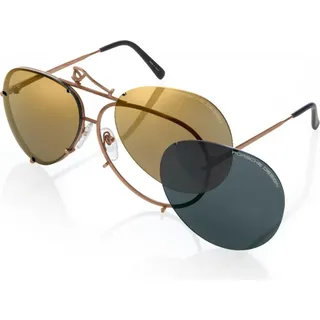 Porsche Design P8478 Polarisierte Sonnenbrille - Copper / E66 - Brown/Mirror Gold / CAT3