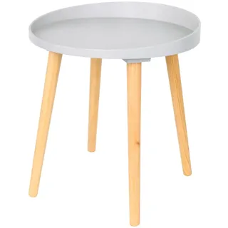 Kasanova Runder Couchtisch Grau cm40X44X40