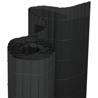 Premium PVC Sichtschutzmatte | 120x300 cm, grau | JAROLIFT Sichtschutz / Sichtschutzzaun aus Kunststoff für Balkon, Garten, Terrasse