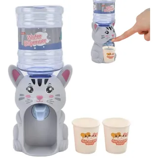 Mini Wasserspender, niedlicher Spender Trinkbrunnen Miniatur für Spielhaus Tier Wassermaschine Trinkbrunnen Mini-Getränkespender für Kinderküche Miniatur Heimdekor (02)