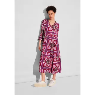 STREET ONE Damen A143950 Print Kleid, Magnolia pink, 40 - 40