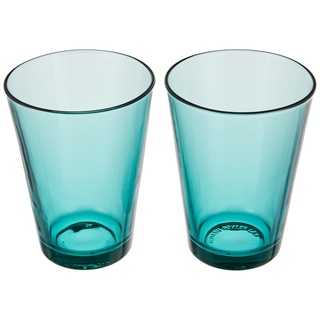 Iittala 1008596 Kartio 2-er Set Gläser 40cl, seeblau, Glas