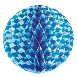 Papstar Wabenball Ø 30 cm Bayrisch Blau