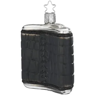 Inge-Glas Manufaktur INGE-Glas Christbaumschmuck Glas Flachmann Taschenflasche Weihnachtskugeln Weihnachtsbaum