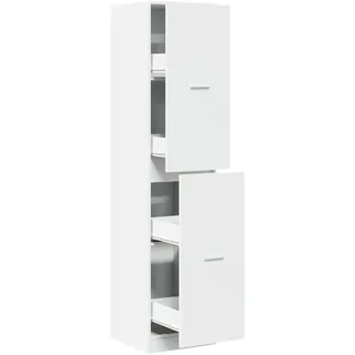 vidaXL Apothekerschrank Weiß 40 x 41 x 174,5 cm Weiß
