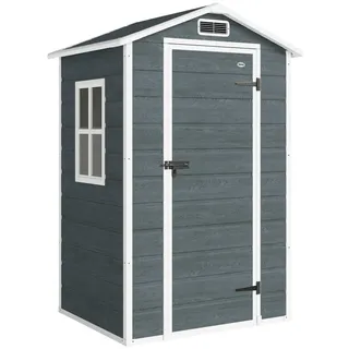 Outsunny Gerätehaus 1 x 1,04 m Grau