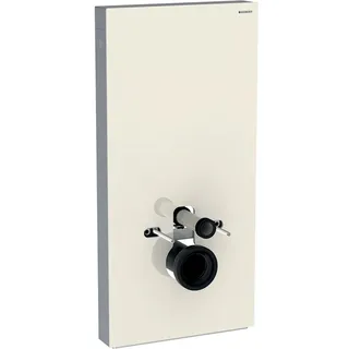 Geberit Monolith Sanitärmodul für Wand-WC, 101cm, Gl. sand-grau, S. Alu