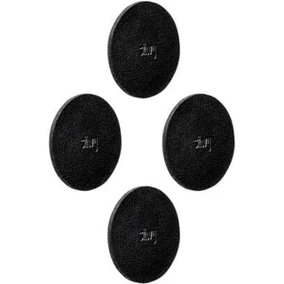 silwy Metall-Nano-Gel-Pads, 4st, 5cm, schwarz