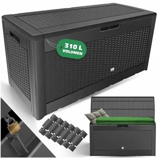 Kesser Auflagenbox 310 Liter 119 x 60 cm Grau