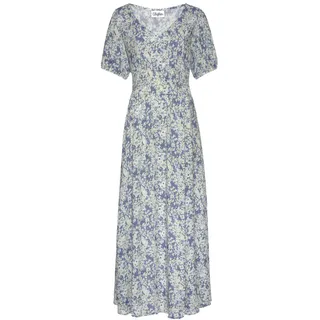 Buffalo Maxikleid Damen blau-bedruckt Gr.46