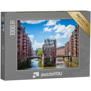 puzzleYOU Puzzle Unesco-Weltkulturerbe: Speicherstadt in Hamburg, 1000 Puzzleteile, puzzleYOU-Kollektionen Speicherstadt Hamburg