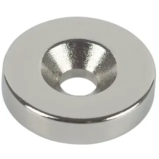 Fix-o-moll Magnet Neodym mit Senkbohrung  (Rund, Durchmesser: 18 mm)