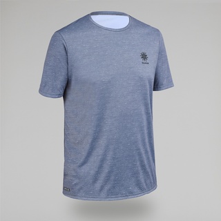 UV-Shirt Herren kurzarm - Print grau, grau, XL