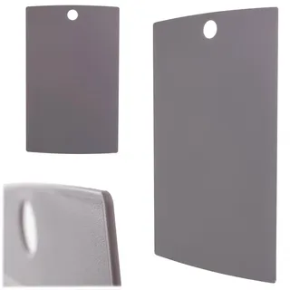 KADAX Schneidbrett 38.5 x 24 cm, Küchenbrett aus Kunststoff, Brett aus Plastik für die Küche, Schneidebrett in modernem Design, Küchenzubehör (Grau)